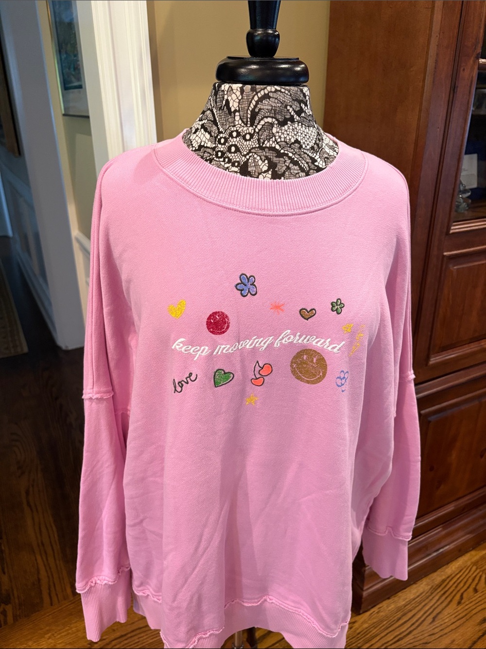 Aerie”Keep Moving Forward” Crewneck Oversized Sweatshirt - Medium